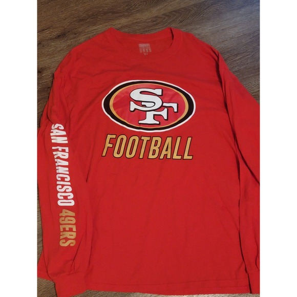 Junk Food San Francisco 49ers Football Long Sleeve T-Shirt XL‎ - Picture 1 of 5